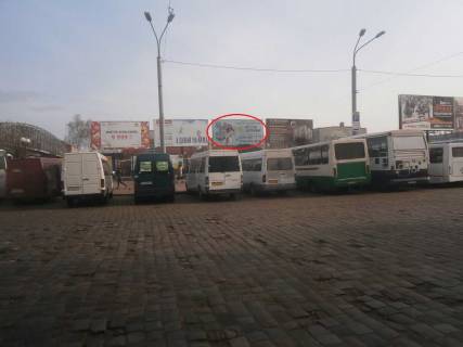 Билборд A в Ивано-Франковске, 3х6  Привокзальна площа середній фото 1