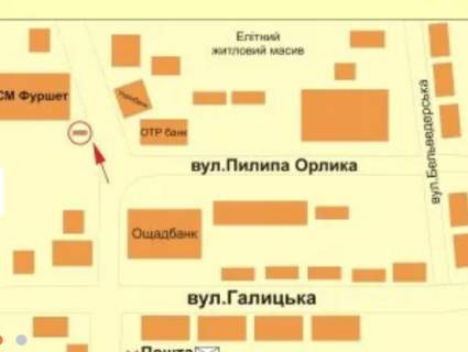 Ситилайт B в Ивано-Франковске П.Орлика - В.Великого №1 схема