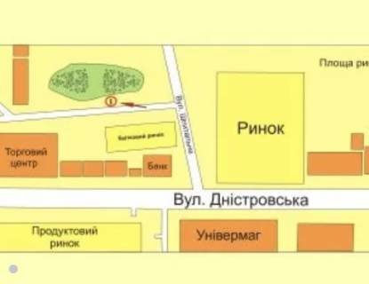 Ситилайт A в Ивано-Франковске Шпитальна (Ліщинця) (квітковий ринок) схема