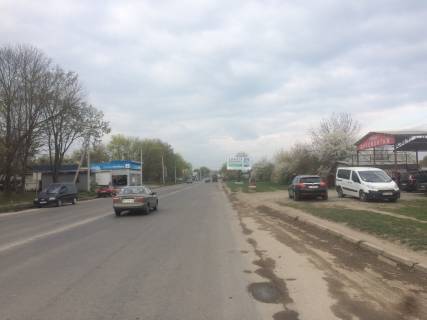 Билборд A в Ивано-Франковске, 3х6  Надрічна навпроти ОККО №2 схема