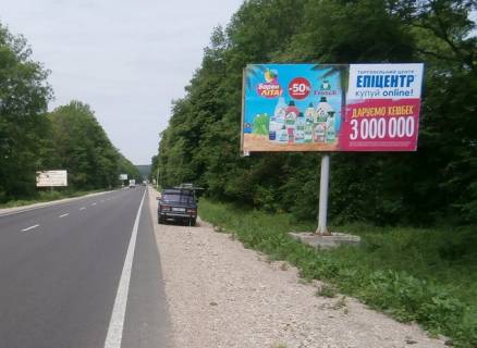 Билборд A в Калуше, 3х6  Калуш с.Вістова№4 (траса Стрий-Івано-Франківськ) фото 1