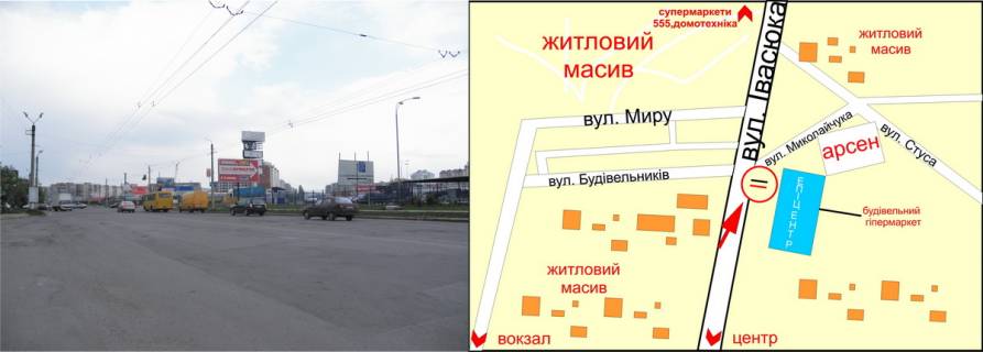 Призма A в Ивано-Франковске, 3х6  Івасюка - Миколайчука перехрестя (Епіцентр,Арсен) - 389471 схема