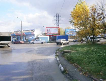 Билборд A в Ивано-Франковске, 3х6  Чорновола - Довженка кільце базар фото 1