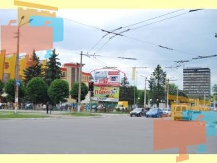 Билборд B в Ивано-Франковске, 3х6  Вовчинецька (Гагаріна) біля Велес (нижній) фото 1