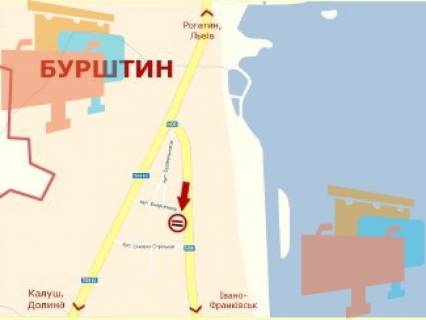 Билборд A в Бурштыне вул.Міцкевича (центр) ст.А фото 1