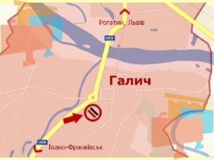 Билборд A в Галиче вул.Франка 9 (вїзд зі сторони Ів.-Фр) ст.А фото 1
