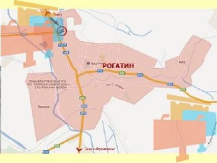 Билборд B в Рогатине вул. Галицька 102-104 ( виїзд на львів) ст.Б фото 1