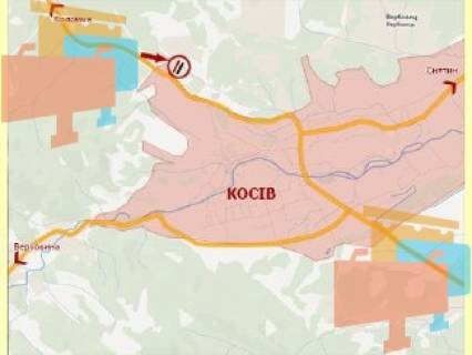 Билборд B в Косове м.Косів (Пістинська дорога траса Коломия-Косів) №2 ст.Б фото 1