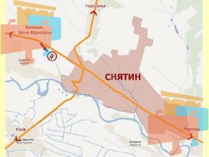 Билборд A в Снятыне м.Снятин( траса Коломия-Снятин) №2 ст.А фото 1