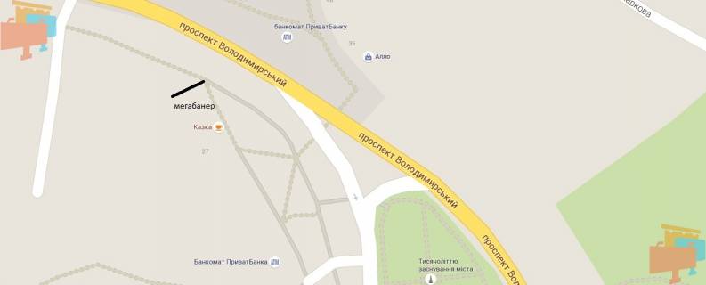 Нестандарт A в Лубнах проспект Володимирський 27/49, фасад 9ти поверхівки схема