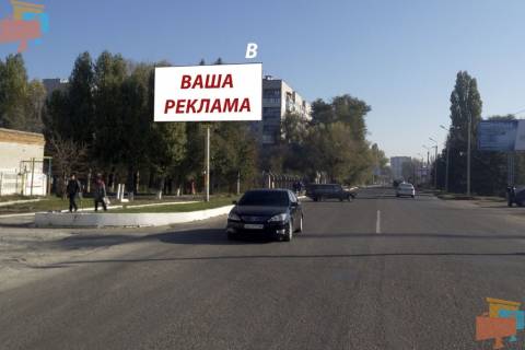 Білборд, Бігборд (Борд)  B у Самар (Новомосковськ), 3х6  вул. Сучкова, 66, Швейна фабрика Фото 1