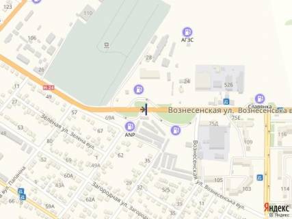 Білборд, Бігборд (Борд)  A у Первомайську вул. Вознесенська АЗС схема