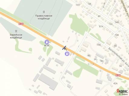 Билборд B в Первомайске ул. Богопольская_м-н Богополь__АЗС_1 напротив авторынок схема