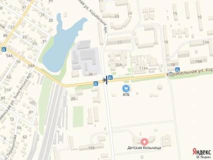 Билборд A в Первомайске ул Толбухина_м-н Фрегат (возле Рынка) схема