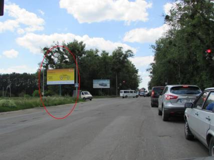 Билборд B в Полтаве, 3х6  К.Шосе вул. - Леоніда Каденюка вул. (Серьогіна). (на Харків) фото 1