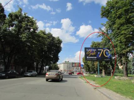 Білборд, Бігборд (Борд)  A у Полтаві, 3х6  Незалежності вул. - Івана Банка вул. (Коваля) Фото 1