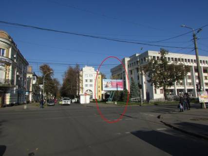 Billboard A in Poltava, 3х6  Nebesnoi Sotni st. (Lenina),15 Photo 1