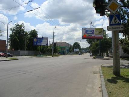 Билборд A в Полтаве на перекр. ул. Сенная и Юліана Матвійчук вул. (Пушкіна) фото 1