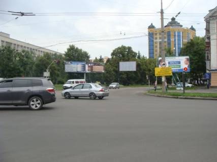 Білборд, Бігборд (Борд)  A у Полтаві ул. Сенная (кафе "Веселка") Фото 1