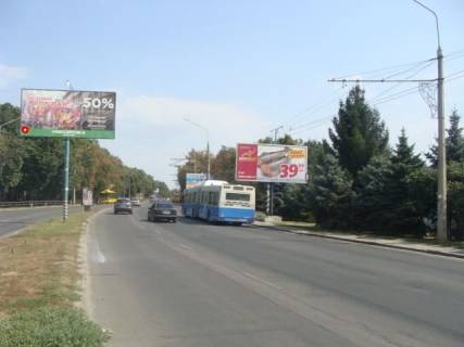 Билборд A в Полтаве Європейська вул. (Фрунзе),97(разд.полоса (в центр) фото 1