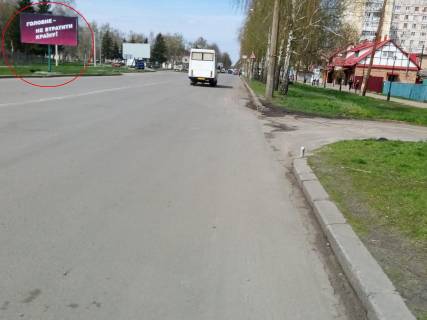 Билборд B в Миргороде Гоголя вул. (непарна сторона), поворот на Острівна вул. фото 1