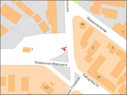 Призматрон, Призма A у Полтаві ул.М.Бирюзова - ул.Зеньковская - 122753 схема