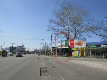 Билборд A в Полтаве, 3х6  Решетилівська вул. (Маршала Бірюзова). - Героїв ОУН вул. (Ковпака). (на перехр.) фото 1