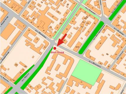 Prismatron, Prism B in Poltava, 3х6  Evropejs'ka st. (Frunze) - Sevcenka st. (perehid) - 398739 scheme