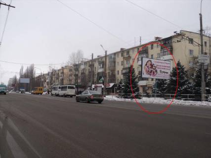 Билборд A в Полтаве, 3х6  Європейська вул. (Фрунзе),100 (зуп.Фурманова) фото 1
