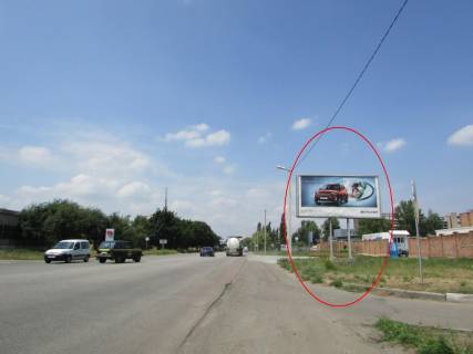 Билборд A в Полтаве, 3х6  Х.Шосе вул. - Ореста Левицького вул. (Лихачова) фото 1