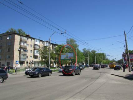 Билборд B в Полтаве, 3х6  Мазепи, вул.(Калініна), 12/8 (бар "Апельсин") фото 1