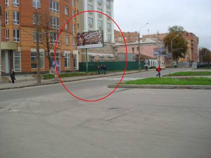 Billboard B in Poltava, 3х6  Sobornosti st.(Zovtneva) - Vatutina st. Photo 1
