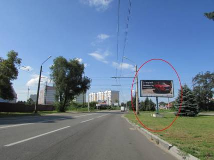 Билборд A в Полтаве, 3х6  Європейська вул. (Фрунзе)(авторинок) фото 1