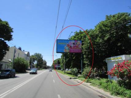 Білборд, Бігборд (Борд)  A у Полтаві, 3х6  Сінна вул., 32 Фото 1