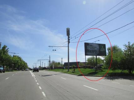 Білборд, Бігборд (Борд)  A у Полтаві, 3х6  В.Тирнівська вул. - Сади-1  Фото 1