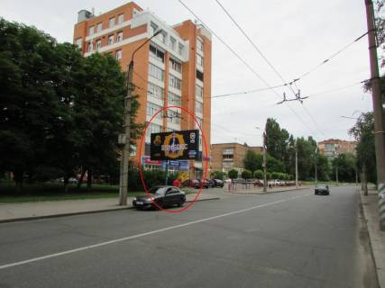 Білборд, Бігборд (Борд)  B у Полтаві, 3х6  Петра Ротача пров.(Соколова), 22 - Миру просп.(поблизу "Хуторка") Фото 1