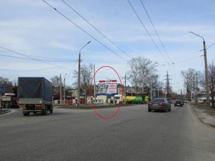 Билборд A в Полтаве, 3х6  Решетилівська вул. (Маршала Бірюзова).та  Героїв ОУН вул. (Ковпака). (в центр)на перехр. фото 1