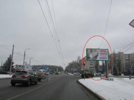 Білборд, Бігборд (Борд)  A у Полтаві, 3х6  Половка вул., 70 Фото 1