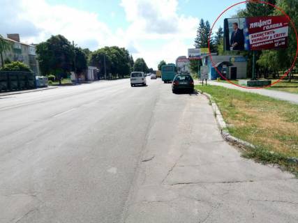 Билборд A в Миргороде Гоголя вул.(непарна сторона), район парку Чорнобильців фото 1