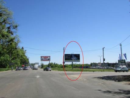 Билборд A в Полтаве, 3х6  К.Шосе вул. - Леоніда Каденюка вул. (Серьогіна). (на Харків) фото 1