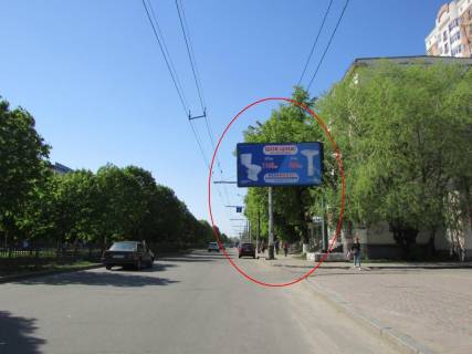Білборд, Бігборд (Борд)  A у Полтаві, 3х6  Соборності вул.(Жовтнева), 60 Фото 1