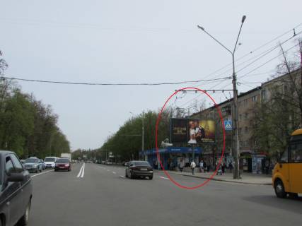 Билборд A в Полтаве, 3х6  Європейська вул. (Фрунзе), 65 фото 1