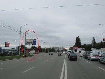 Билборд B в Полтаве, 3х6  Європейська вул. (Фрунзе) - Х.Шосе вул. (Фуршет) фото 1