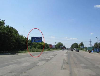 Білборд, Бігборд (Борд)  B у Полтаві, 3х6  К.Шосе вул., 92/2 навпроти Фото 1
