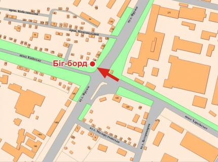 Билборд A в Полтаве, 3х6  Київське Шосе вул. (Эпіцентр) схема