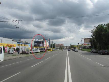 Билборд B в Полтаве, 3х6  Зіньківська вул., поворот на К. вокзал фото 1