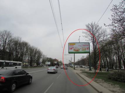 Билборд A в Полтаве, 3х6  Європейська вул. (Фрунзе), 131 фото 1