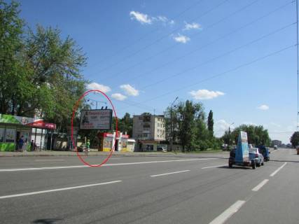 Білборд, Бігборд (Борд)  B у Полтаві, 3х6  Зіньківська вул. та заяча пров. (На розі) Фото 1
