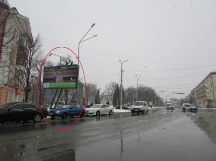 Билборд B в Полтаве, 3х6  Сінна вул.(кафе "Веселка") фото 1