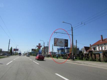 Билборд A в Полтаве, 3х6  Великотирнівська вул. - Паркова вул. ("Велика Кишеня")перехр. фото 1
